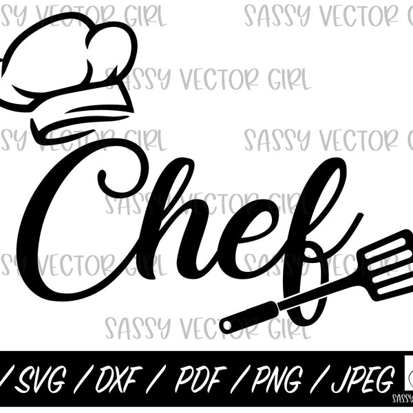 Chef SVG, Chef Shirt svg, Chef Png, Cooking svg, Culinary Graduation svg, Chef Hat svg, Maid svg, Kitchen Crew svg