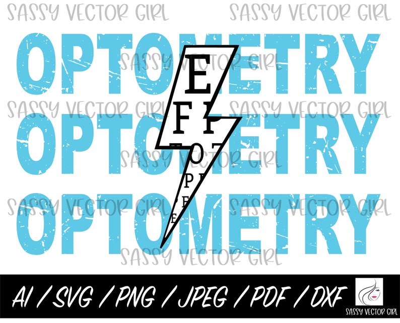 Optometry Funky Letters Optometry Png, Eye Chart Svg, Optometry Lightning Svg, Optometrist Png ...