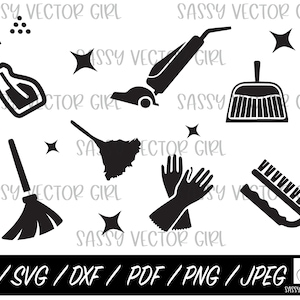 Housekeeper Bundle SVG, Housekeeping Clipart svg, Housekeeper Png, House Keeper svg, Custodian svg, Cleaning Service svg, Maid svg