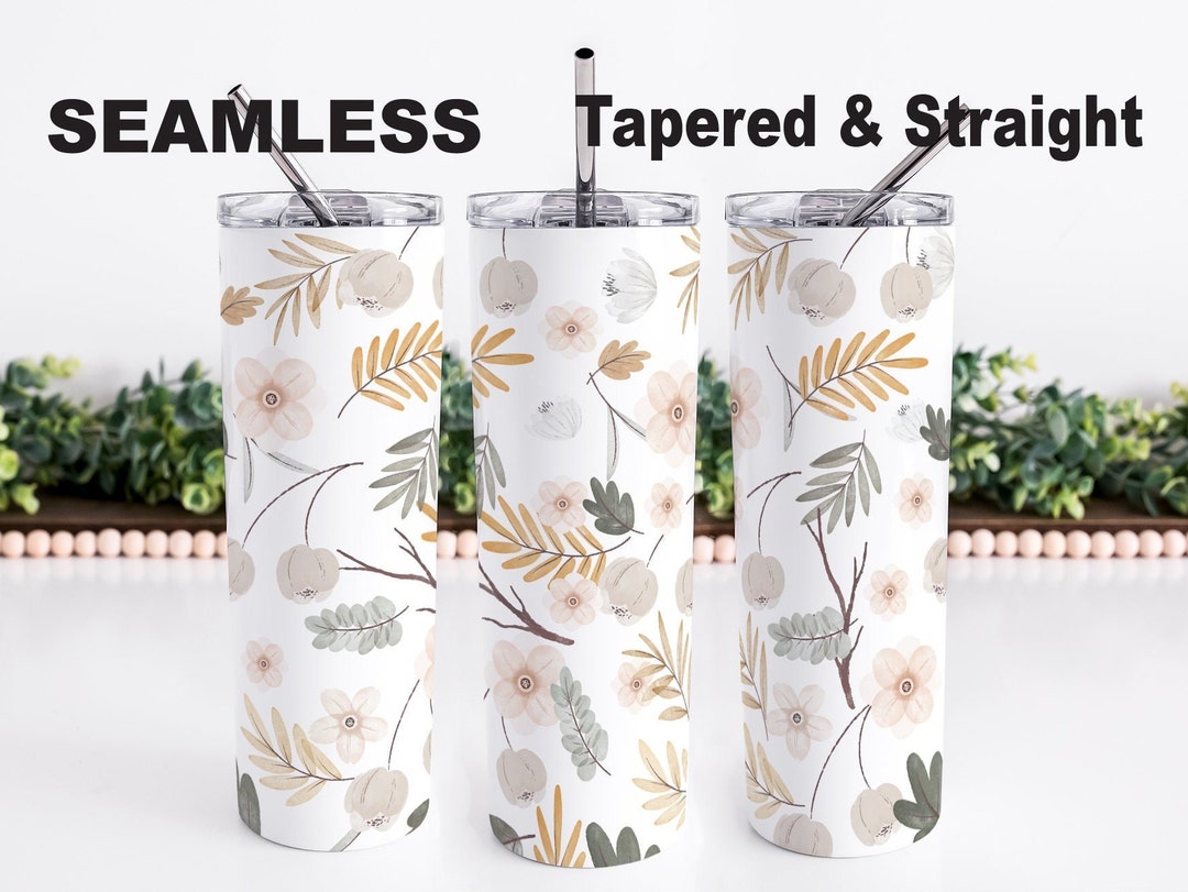 Fall PNG Tumbler Wrap Design, Leaves Seamless Sublimation Design, Fall ...