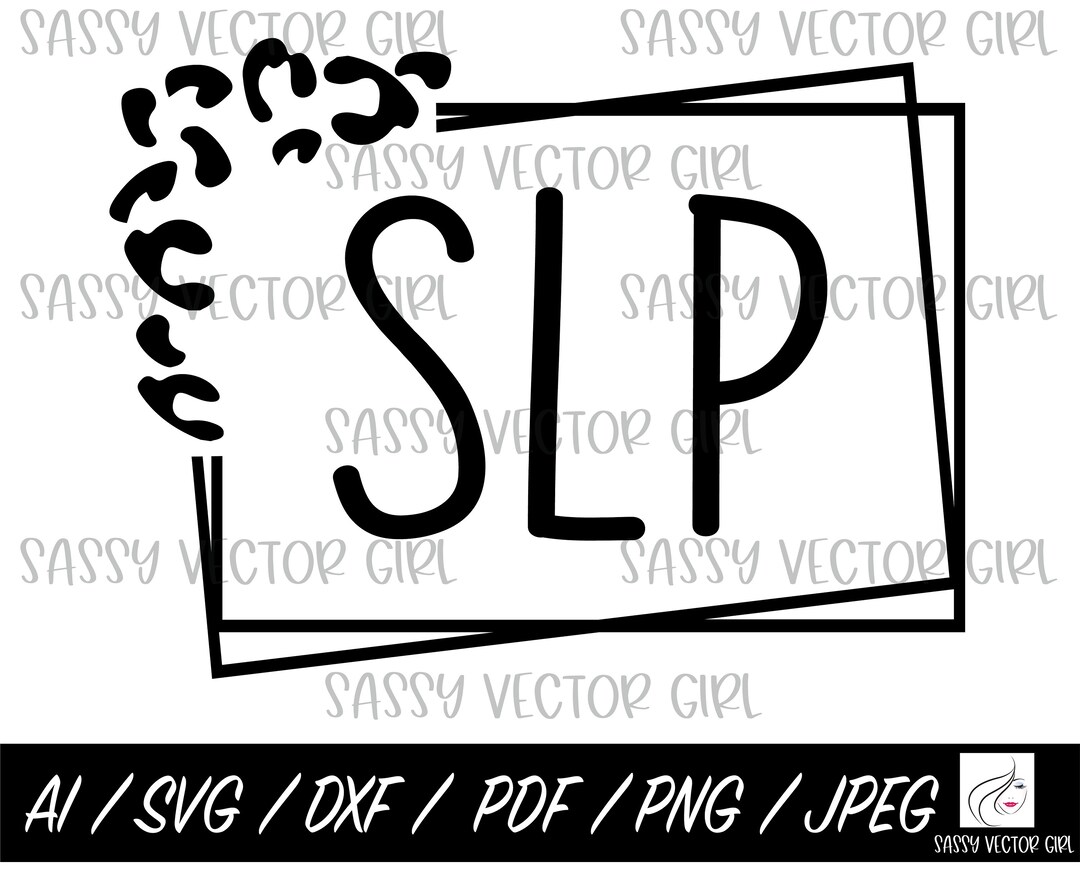Slp Files Speech Language Pathologist SVG, SLP Cut File, Speech Therapist Clipart ...