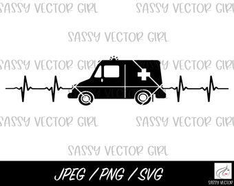 Ambulans svg, EMS svg, EMT Svg, Ultrasound Tech png, Ratownik medyczny svg, Natychmiastowe pobieranie, Emergency Medical Services png, Plik do cięcia dla Cricut