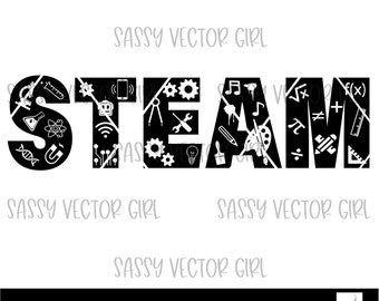 Steam svg, Stam svg, Steam png, Science Cut File, Steam Shirt svg, Engineer Cut Files, Cricut, Silhouette, Instant Download