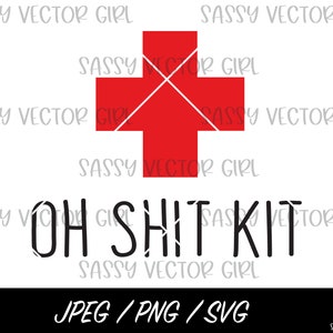 Hangover Genesung Kit svg, Lustiger Kater Png, Hangover Kit svg, Girls Trip Party Favor svg, Oh Shit Kit svg, Cut File