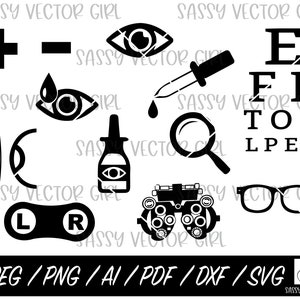 Optometry svg Bundle, Glasses png, Optometry Clipart svg, Optometrist png, Ophthalmologist svg, Eye Doctor png, Optometrist Tech, Cut Files
