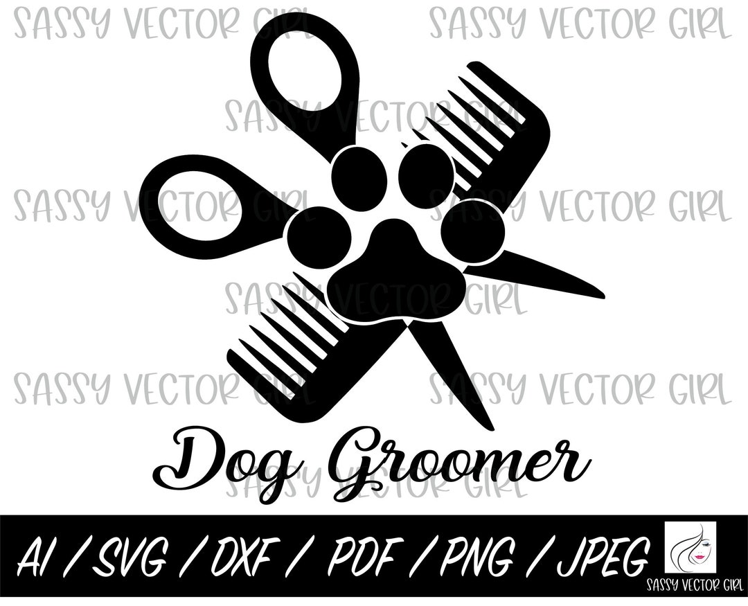 Dog Groomer SVG, Dog Groomer Png, Pet Groomer Png, Dog Groomer Cut File