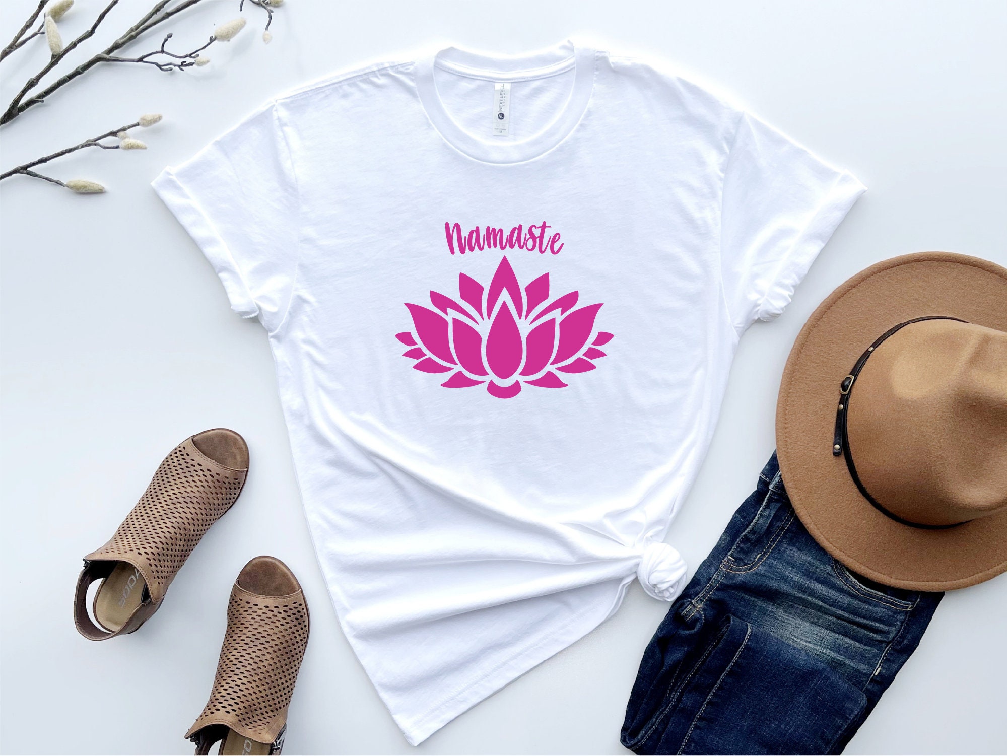 Namaste Svg Yoga Svg Lotus Flower Svg Yoga Instructor Png - Etsy Canada