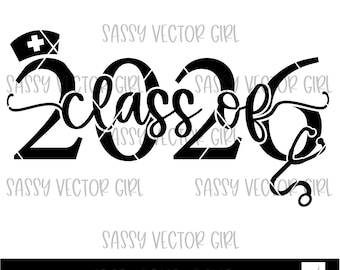 Graduación de Enfermería 2026 (SVG), Clase de Enfermería 2026 (SVG), Archivo de corte de Enfermería Graduada, SVG de Graduación, PNG de Senior, Archivos de corte de Birrete de Graduación