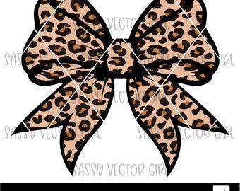 Lazo de leopardo (Png), lazo de coqueta de leopardo (Png), lazo de guepardo retro para sublimación, lazo de leopardo, diseño de camiseta de leopardo (Png)