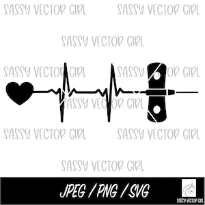 Phlebotomy Svg, Phlebotomy PNG, Phlebotomy Tech svg, Phlebotomist Heartbeat svg, Butterfly Need svg, Phlebotomist Technician Cut File