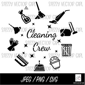 Equipo de limpieza svg, Ama de llaves SVG, Semana de limpieza svg, Camisa de ama de llaves Png, Ama de llaves svg, Custodio svg, Limpieza Clipart svg