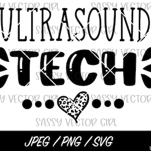Ultrasonido svg, Técnico de ultrasonido svg, Sonógrafo Svg, Ultrasonido Tech png, Descarga instantánea, Cortar archivo para Cricut, RVT Rdms