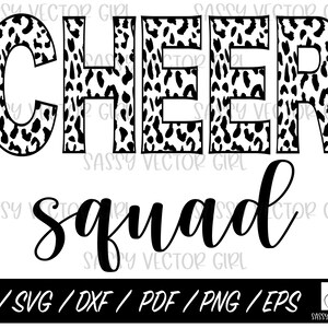 Cheer Squad svg, Cheer svg, Cheerleading svg, Instant Download, Cut Files for Cricut, Silhouette, Cheerleader, Cheer Squad, Cheer Team