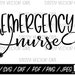 ER Nurse Svg, ER Nurse Cut File, Emergency Room Nurse Shirt Design ...