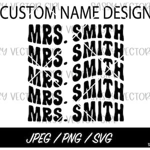 Benutzerdefinierte Braut SVG, personalisierte Braut Png, personalisierte Frau SVg, Frau Nachname, zukünftige Frau, Bachelorette Shirt Design, Flitterwochen PNG