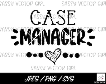 Case Manager svg, Social Worker svg, Case Manager png, Nurse Case Manager svg, Case Worker Heart png