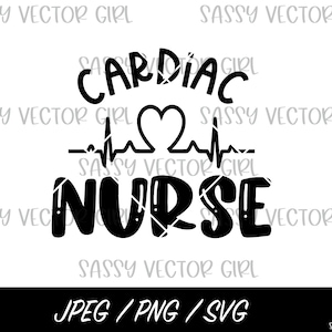 Herz-Krankenschwester-Svg, Kardiologie-Svg, Herz-Krankenschwester-Png, Herz-Crew-Shirt-Design, Kardiologie-Leben-Sofort-Download, Herz-Krankenschwester-Schnittdatei