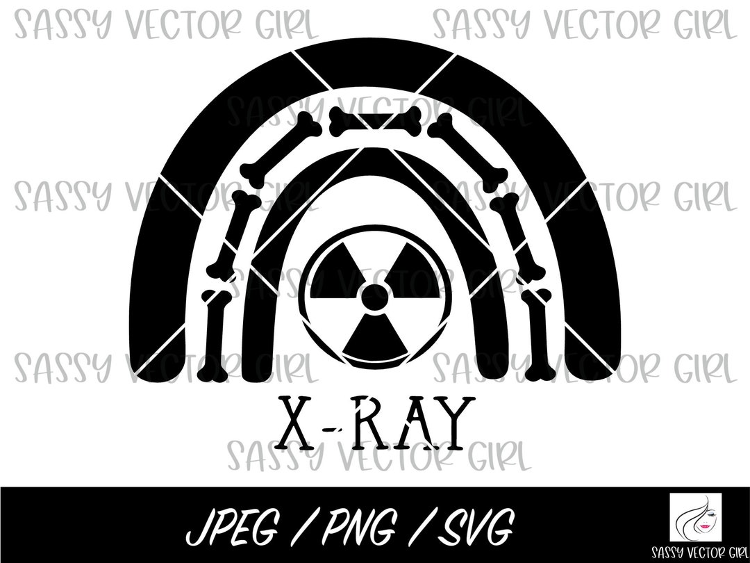 Xray Tech Svg, Xray Technologist Png, X Ray Rainbow and Boones, Xray
