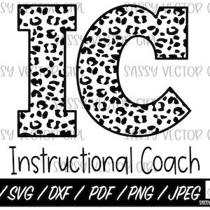 Instructional Coach svg, Instructional Coach png, IC svg, Sublimation Design, Ic png, Instructional Staff png, Digital Download