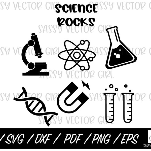 Science Bundle svg, Science Teacher SVG, Science Clipart png, Science Cut File, Science Shirt svg, Cricut, Silhouette, Instant Download,