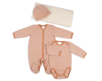 Merino wool clothing set - Merino wool unisex clothing set - Baby gift set - Baby clothing set - Toddler clothing set