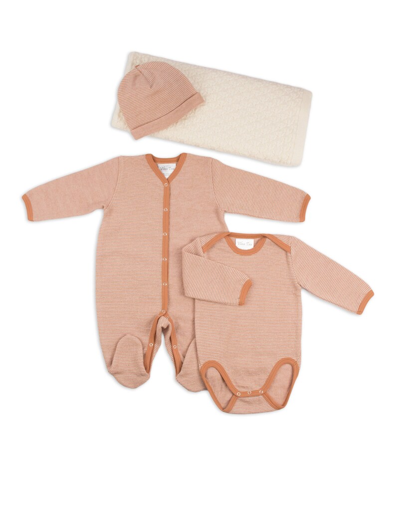 Merino wool clothing set Merino wool unisex clothing set Baby gift set Baby clothing set Toddler clothing set image 2