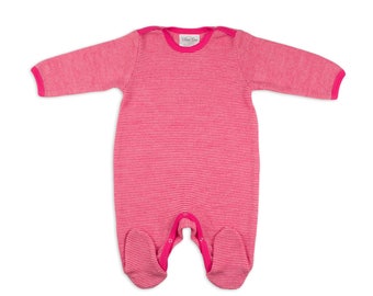 Pyjama en laine mérinos avec pieds - Rompers - Baby rompers - Baby rompers avec pieds - Fanes en laine mérinos - Fanes pour tout-petits