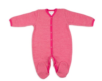 Pigiama in lana merino - Tutine - Tutine per neonati - Tutine per neonati con piedini - Tutine in lana merino - Pigiama per bambini