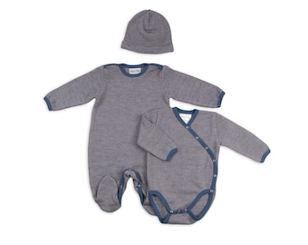 Merino wool clothing set - Merino wool unisex clothing set - Baby gift set - Baby clothing set - Toddler clothing set