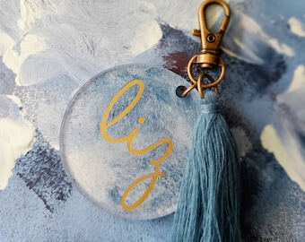 Custom Name Acryllic Keychain