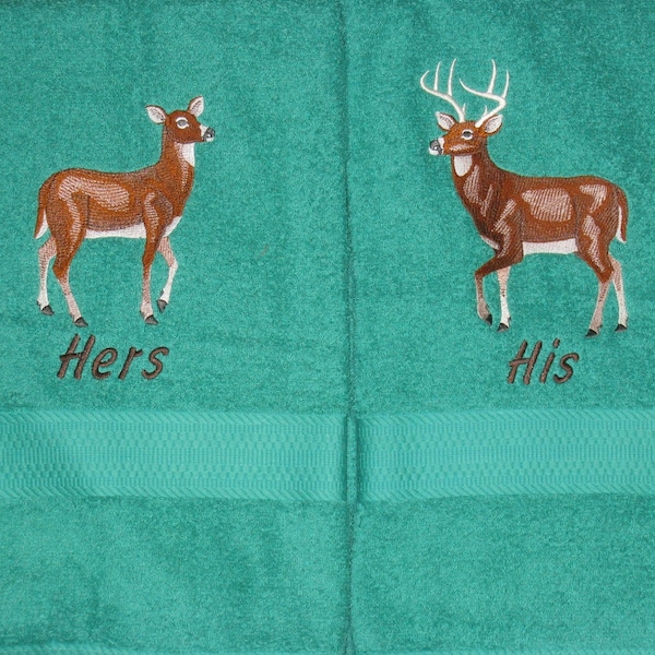 Hunter Green Bath Towel Etsy