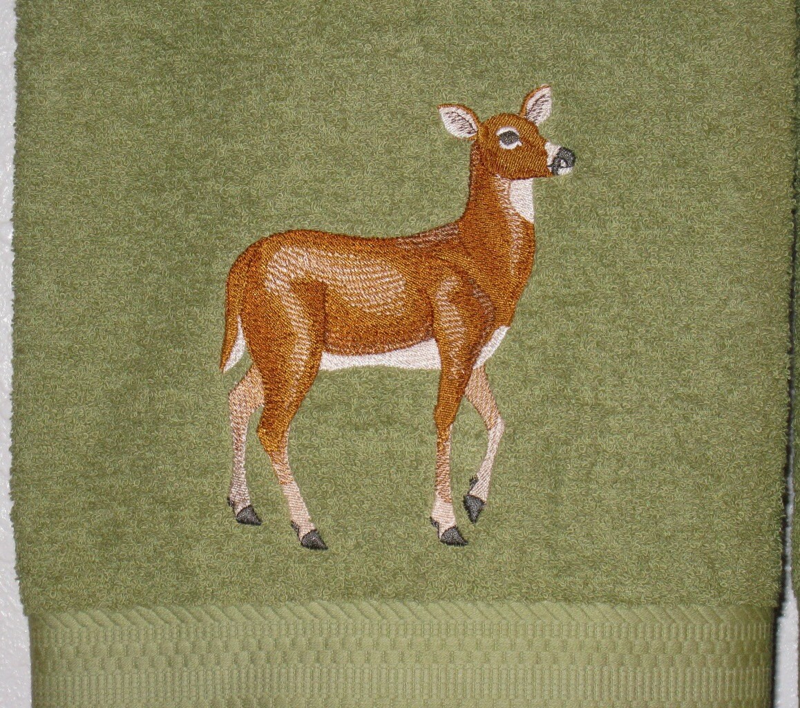 HIS and HERS Deer Towel Set Buck and Doe Bath Towels for Etsy