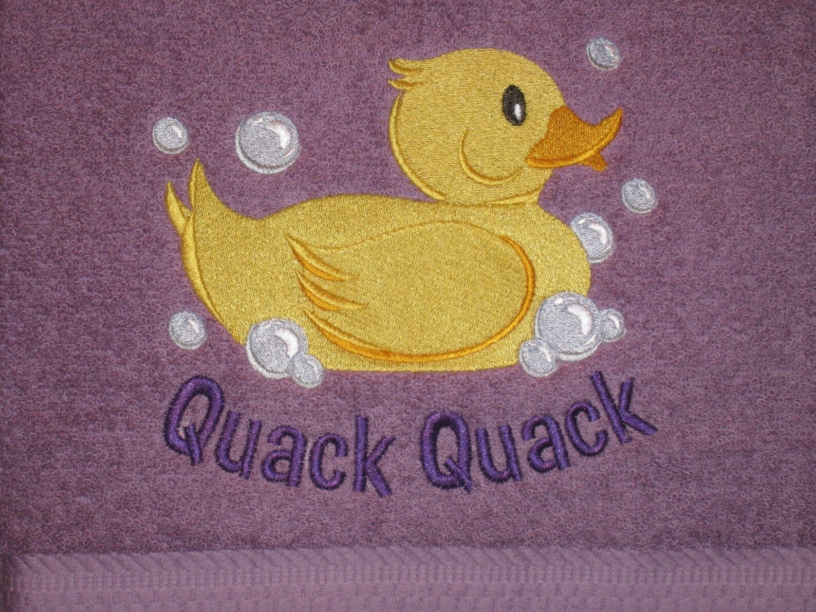 YELLOW DUCK Bath Towel Bath Time Fun Duck Towels Quack or Etsy
