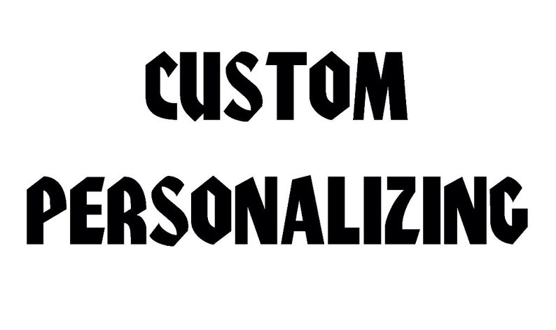 ADD PERSONALIZING to your puchased item Name Added to Embroidered Item image 3