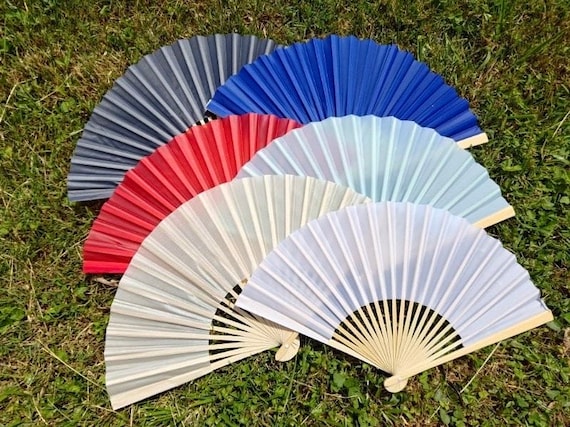 Paper Fan or Silk Fan for Wedding Favor Party Favor Wedding Ceremony Etsy Ireland