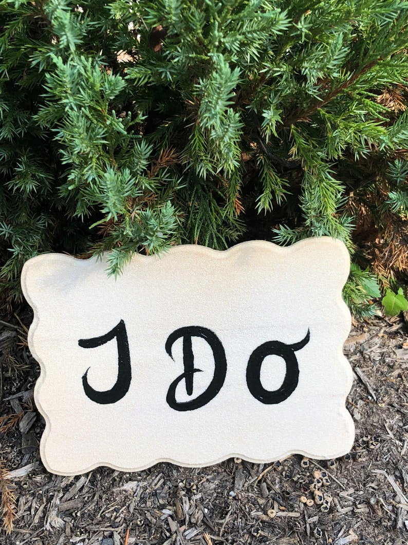 I Do Rustic Chic Wedding Wood Sign Country Wedding Fall Etsy