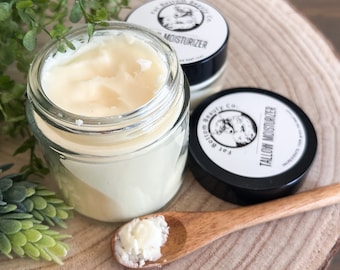 JUST TALLOW - free shipping - grassfed/finished - dry rendered - natural grain fed option