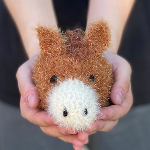 Dish Scrubbies Scrubber Scrubbie Scrubby Sponge Reusable Horse Amigurumi Gift Idea Comes in Box Handmade Korean Susemi Yarn