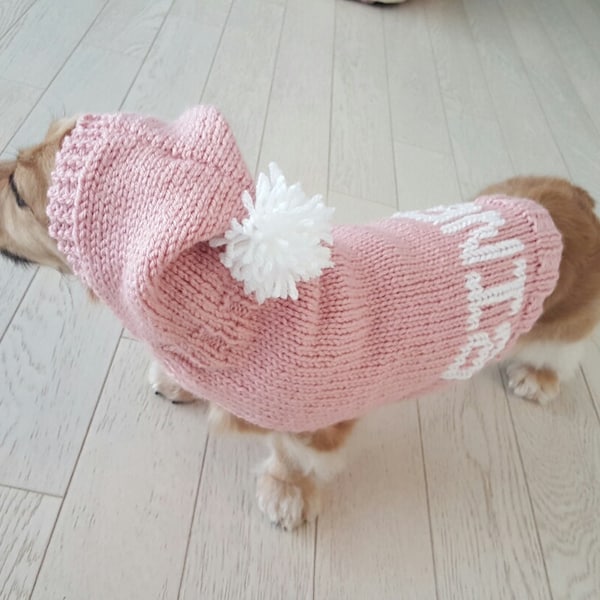 Handmade Dog Sweater Etsy
