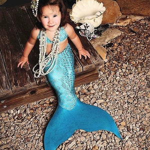 Swimmable Mermaid Tail, Top and Sun Tails Keiki Mono Fin for Little Mermaids.