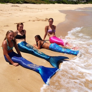 Swimmable Adult Mermaid Tail with Sun Tails NuNui Mono Fin