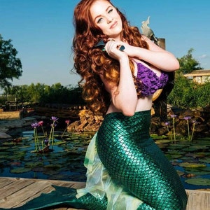 Swimmable Adult Mermaid Tail WITHOUT A MONO FIN image 1