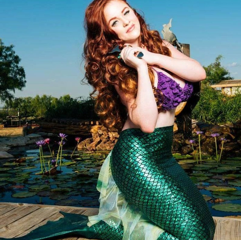 Swimmable Adult Mermaid Tail WITHOUT A MONO FIN image 1