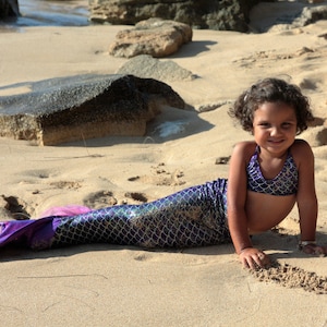 Swimmable Mermaid Tail with Halter Top (WITHOUT A MONO FIN)