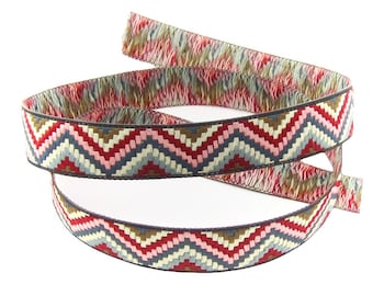 Woven ribbon in boho style 20 mm
