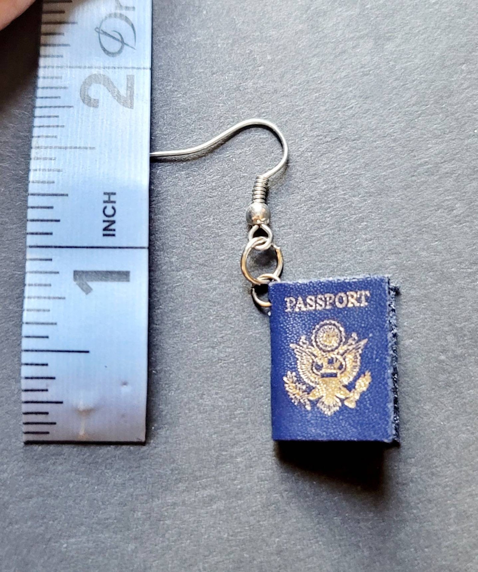 Passport Earrings / Travel Jewelry / Travel Gift / Wanderlust Etsy