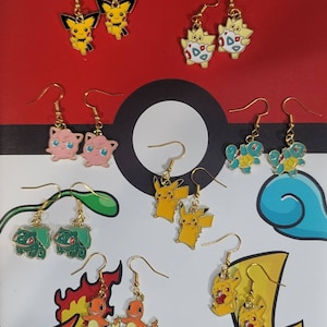 Boucles d&#39;oreilles personnage anime/ Pour commencer/ Boucles d&#39;oreilles anime préférées / Attrapez-les tous