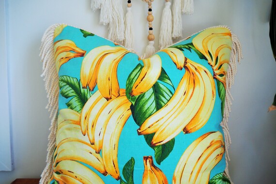 Cushion Covers . Banana Design Cushion . Pillow Cover . Throw Pillow . Cushion Cover Online . Sofa Cushion . Cushion Cover
