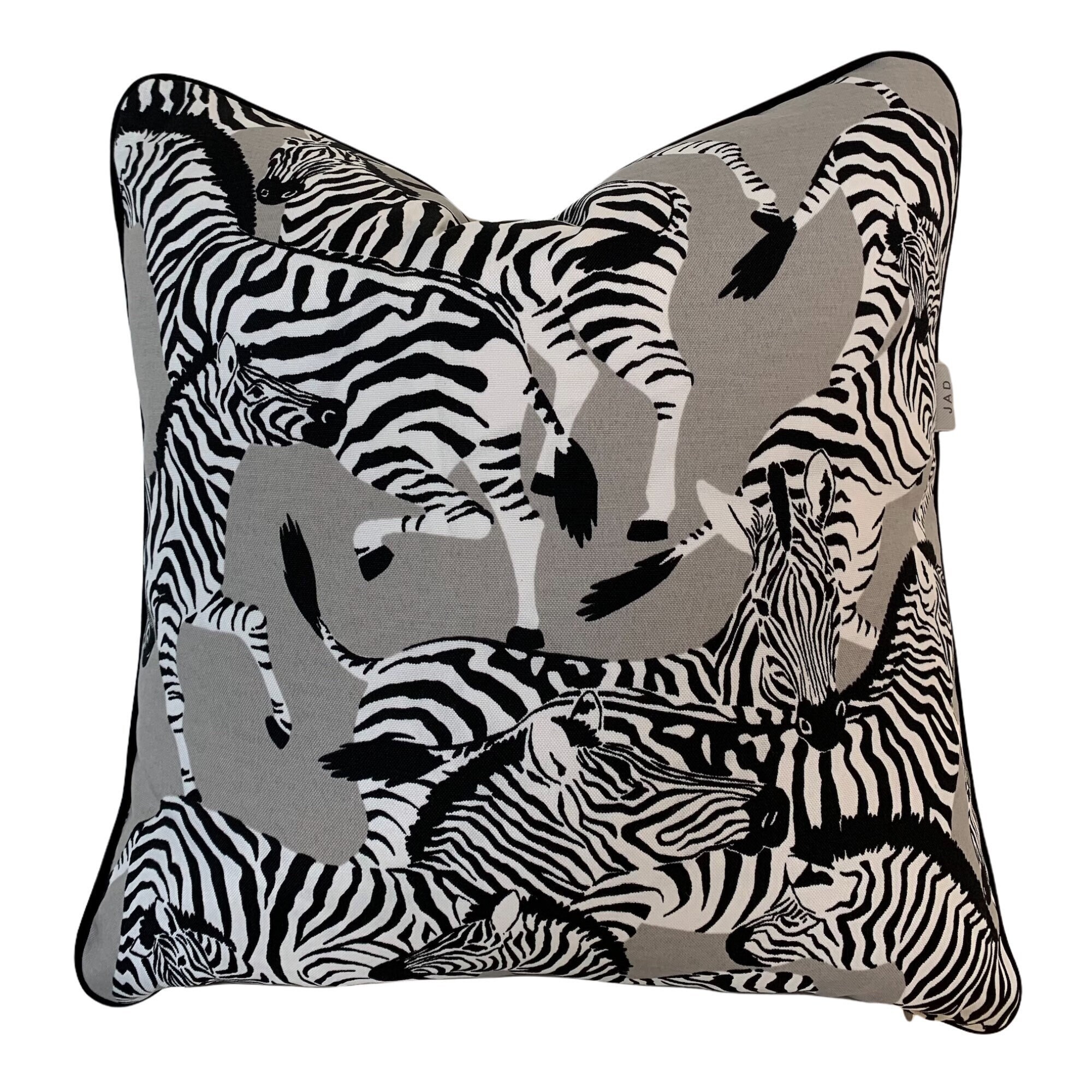Zebra Outdoor Cushion covers Black and White Cushion Covers Etsy