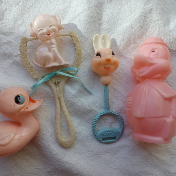 Vintage Baby Rattle Etsy